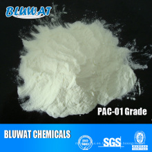 Proveedor principal de cloruro de polialuminio blanco PAC de China
